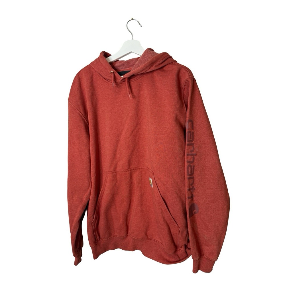 Carhartt TS0288-M Men's Loose Fit Midweight‎ Hoodie Sweatshirt Red sz Large